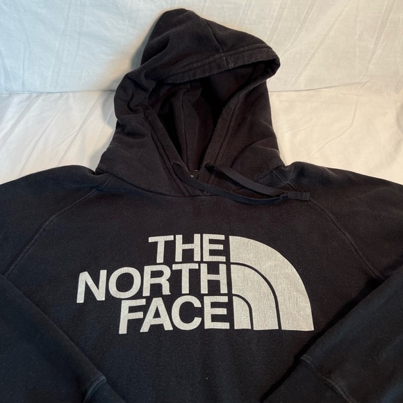 The North Face Logo Sweatshirt Womens Medium Black - Picture 2 of 9